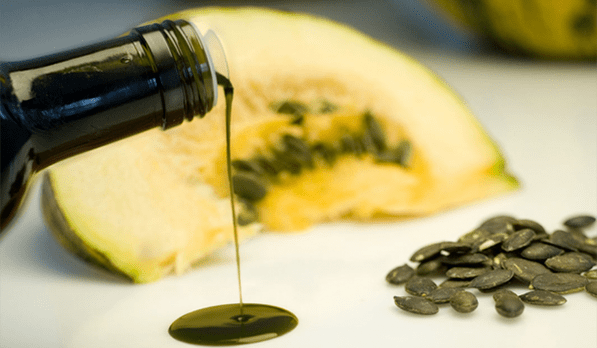 Pumpkin oil has good effects on the male prostate