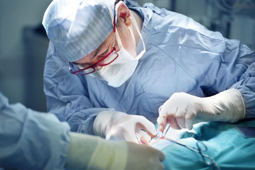 Surgery to enlarge the glans of the penis