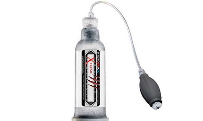 Hydraulic pump to increase penis size